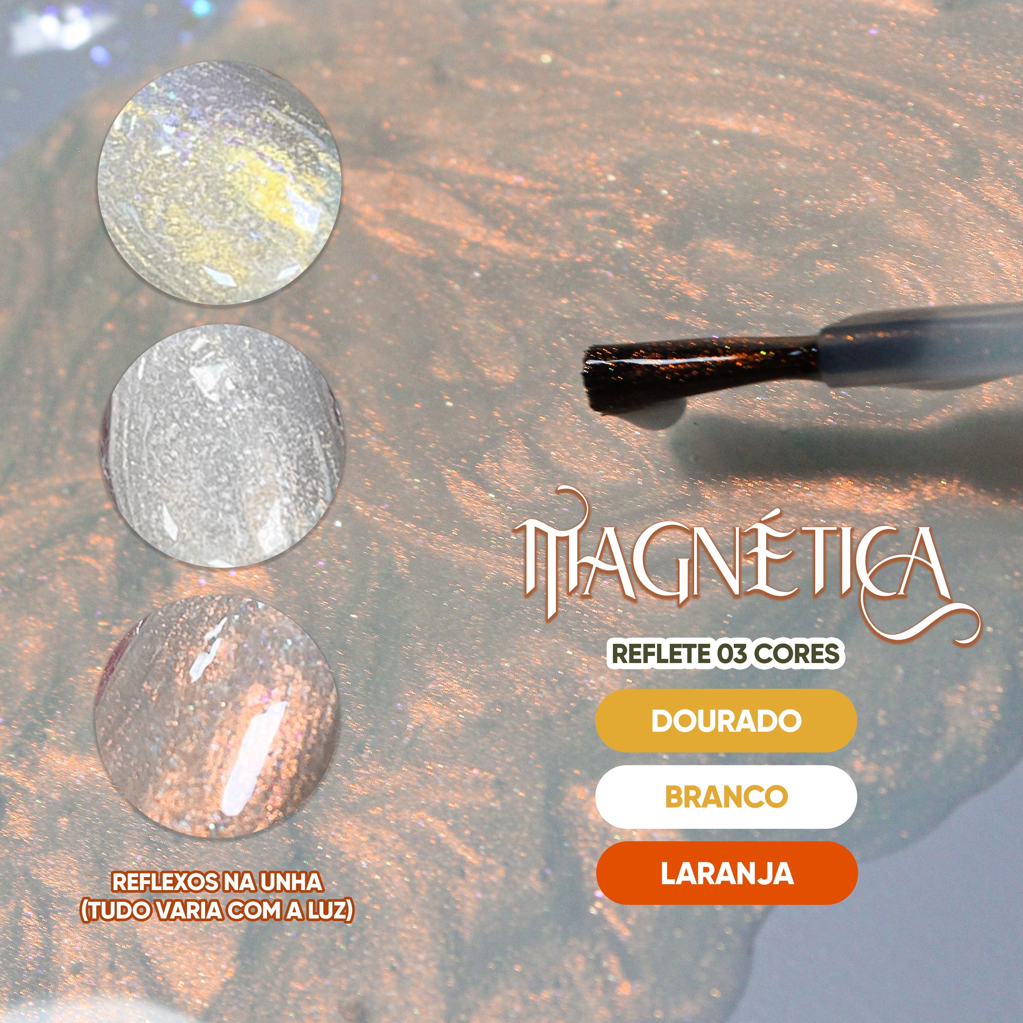 Esmalte Top Beauty Premium AURA - MAGNÉTICA