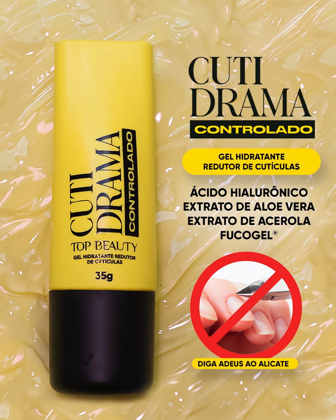 Gel hidratante redutor de cutículas - CUT...